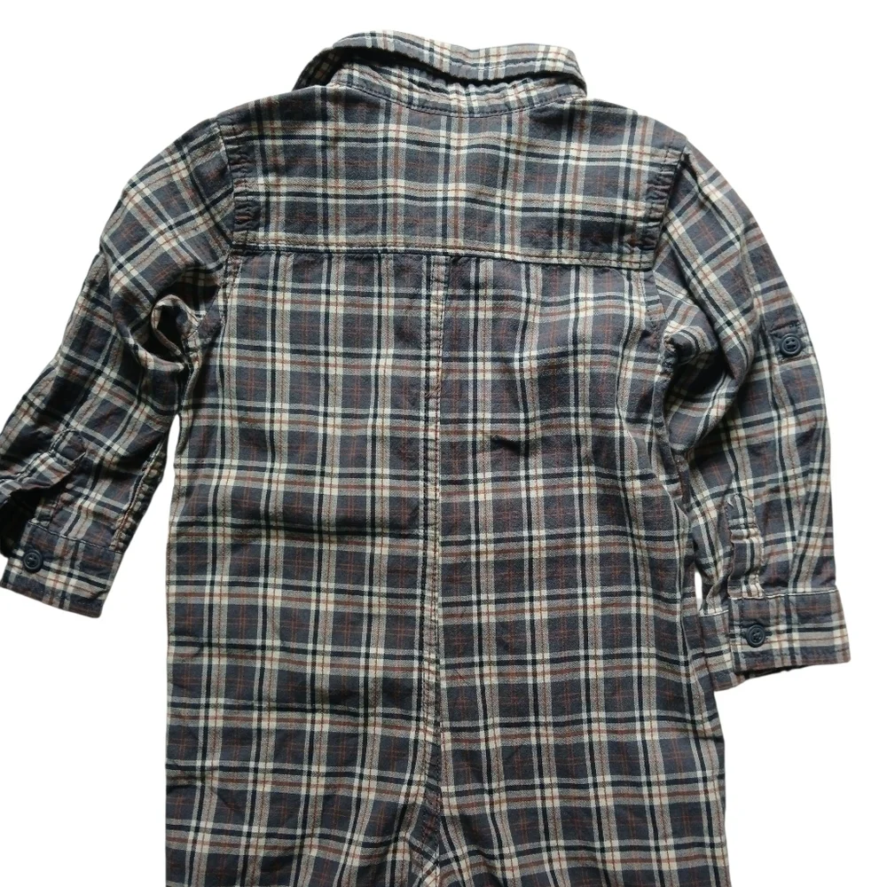 Baby GAP Baby Plaid Jumpsuit Romper 18-24 Months Cotton Lightweight